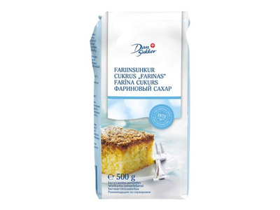 Cukrus DANSUKKER, Farinas, 500 g