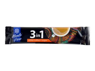 Tirpiosios kavos gėrimas MONTE PERO 3 IN 1, 17.5 g