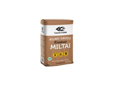 KAUNO GRŪDŲ viso grūdo dalių kvietiniai miltai, 1.75 kg