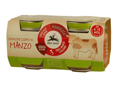 Ekologiška jautienos tyrelė ALCE NERO (kūd. nuo 4 mėn.), 160 g