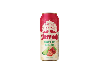 🇱🇹 Alaus kokteilis SHERWOOD STRAWBERRY MARGARITA, 4,5 %, 0,5 l