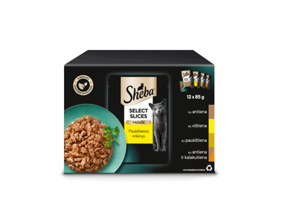Kačių ėdalas su paukštiena SHEBA, 1.02 kg