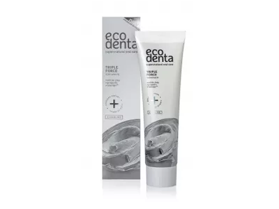ECODENTA trejopo poveikio dantų pasta, 100 ml