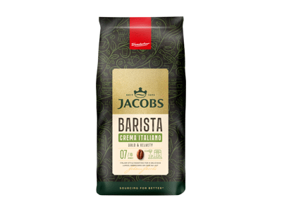 Kavos pupelės JACOBS BARISTA ITALIANO CREMA, 1 kg