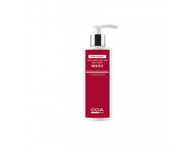 ODA PRO kasdienis kūno prausiklis spuogų kontrolei, AHA-BHA, ACNE EXPERT, 200 ml