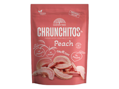 Šaltyje džiovintų persikų skiltelės GARDEN TREE CHRUNCHITOS, 25g
