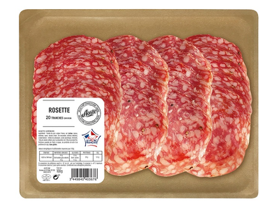 Vytintos kiaulienos dešra AOSTE Rosette, pjaustytos, I.r, 100g