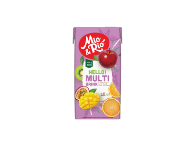 Įvairių vaisių sulčių gėrimas MIO&RIO, 2 l