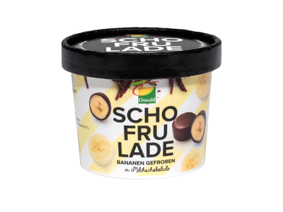 Šaldyti bananai pieniškame šokolade, 130 g