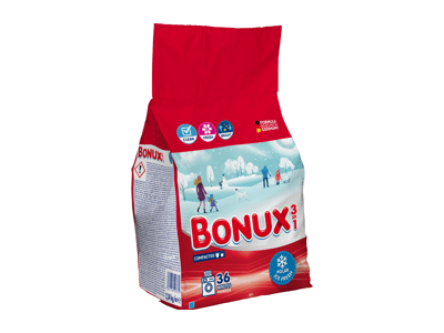 Skalbiamieji milteliai BONUX POLAR ICE FRESH, 36 skalb., 2.34 kg