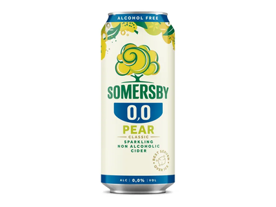 Nealkoholinis sidras SOMERSBY PEAR, 500 ml