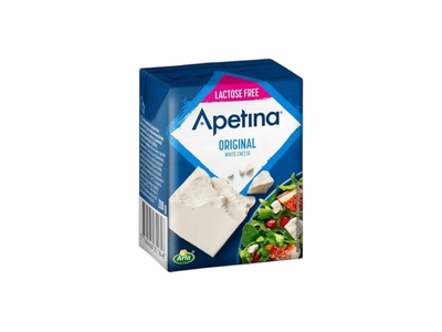 Baltasis sūris APETINA be laktozės, 45 % rieb. s. m., 200 g