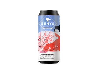 Gaivusis arbatos gėrimas KOMBUCHA GENYS,  CHERRY BLOSSOM, 0,44l, skardinė