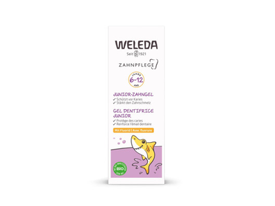 WELEDA JUNIOR, dantų gelis su fluoru, 6-12m., 50ml