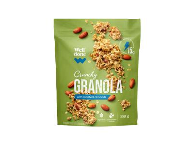 Granola su migdolais WELL DONE, 350 g