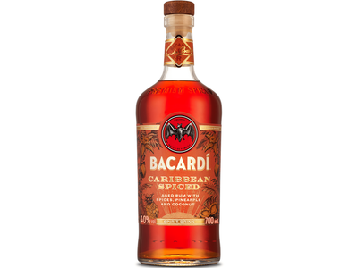 Spiritinis gėrimas BACARDI Caribbean Rum, 40% 0,7 l