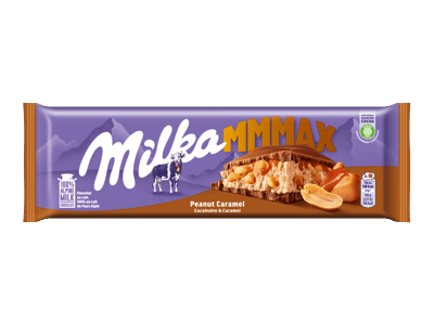 Pieninis šokoladas MILKA PEANUT CARAMEL, 276 g