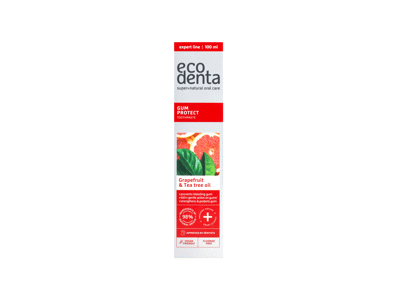 ECODENTA dantenas sauganti dantų pasta su arbatmedžio aliejumi 100 ml 