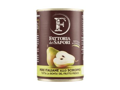 Kriaušių gabaliukai sirupe LA FATTORIA DEI SAPORI, 425 ml