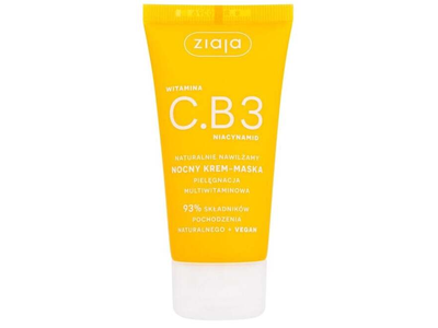 Naktinis veido kremas Ziaja Vitamin C.B3 Niacinamide, 50 ml