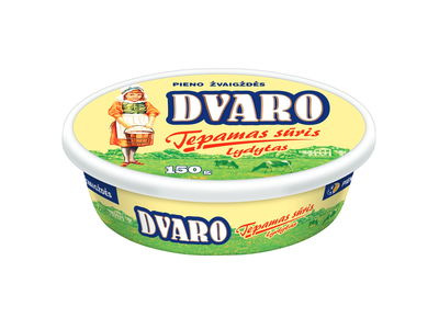 Lydytas tepamas sūris DVARO, 50 %, 150 g