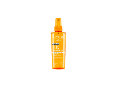 Bronzinį įdegį skatinantis aliejus BIOXCIN SUNCARE BRONZING OIL SPF 15, 200 ml