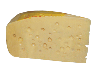 Puskietis sūris EMMENTAL ERMITAGE, 45 % rieb. s. m., 1 kg