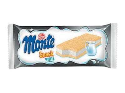 Biskvitinis batonėlis MONTE SNACK ZOTT WHITE, 33,4 % rieb., 29 g