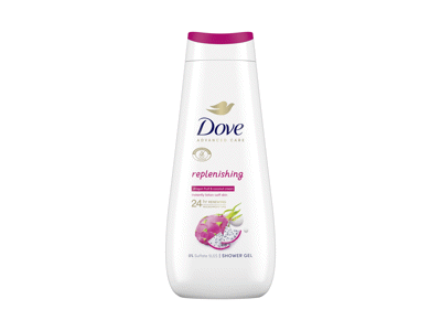 Dušo želė DOVE REPLENESHING, 400 ml