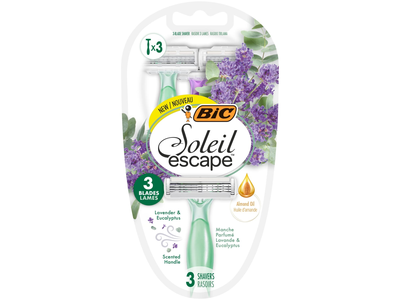 Vienkart. skust. BIC SOLEIL ESCAPE, 3 vnt.