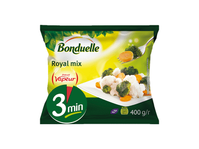 Šaldytų daržovių mišinys BONDUELLE VAPEUR ROYAL, 400 g