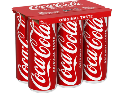 Gaivusis gėrimas COCA-COLA, 6x0,33l