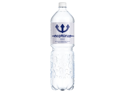 Natūralus gazuotas mineralinis vanduo NEPTŪNAS, 1.5 l