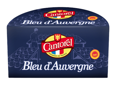 Pelėsinis sūris BLEU D'AUVERGNE CANTOREL, 50% rieb.s.m., 1 kg