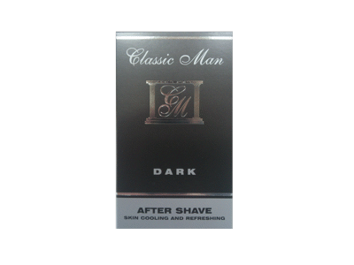Kvapnusis vanduo CLASSIC MAN DARK po skutimosi, 100 ml