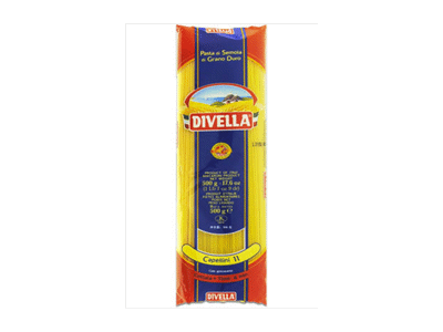 Makaronai DIVELLA CAPELLINI Nr. 11, 500 g