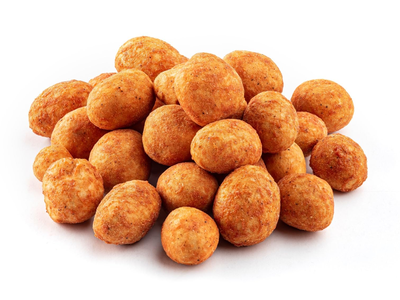 Žemės riešutai, traškioje luobelėje, BBQ skonio, kg D