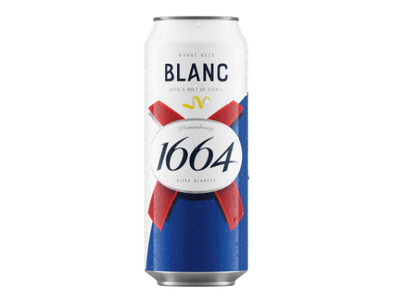 Alus KRONENBOURG 1664 Blanc, 5 %, 0,5 l, skardinė D