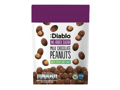 Šokoladu padengti žemės riešutai DIABLO, 40 g