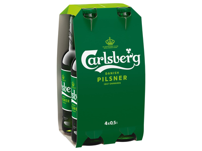 Alus CARLSBERG, 5 %, 4 x 0,568 l
