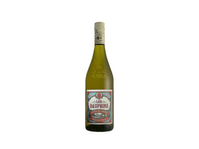 Baltasis sausas vynas LES DAUPHINS, 750 ml