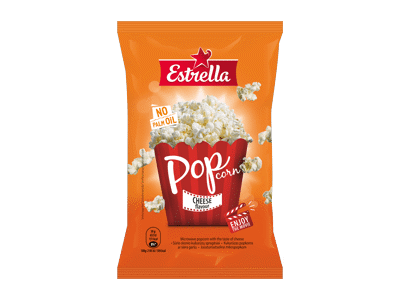 Spraginamieji kukurūzai ESTRELLA, sūrio skonio, 90 g