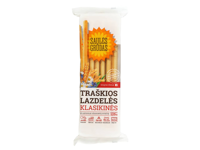 Klasik. traškios lazdelės SAULĖS GRŪDAS, 125g