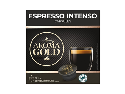 Kavos kap. AROMA GOLD ESPRESSO INTENSO, 128 g
