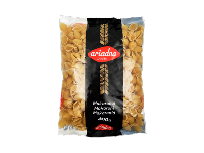 Makaronai ARIADNA, kriauklės, 400 g