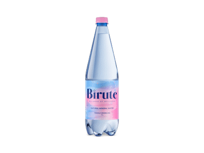 Gazuotas natūralus mineralinis vanduo BIRUTĖ, 1 l