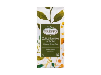 PRESTO biri žalioji kiniška arbata, 90 g