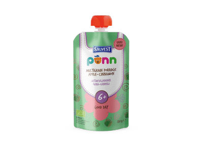PONN ekologiška košė GOOD DAY su obuoliais ir cinamonu 6+ mėn., 110 g