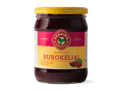 KĖDAINIŲ marinuoti burokėliai, 480g/250g
