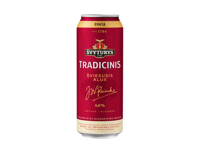 Šviesusis alus ŠVYTURIO TRADICINIS (6%), 568 ml